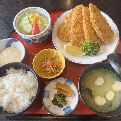 松浦産アジフライ定食